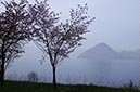 洞爺湖の夕暮れ